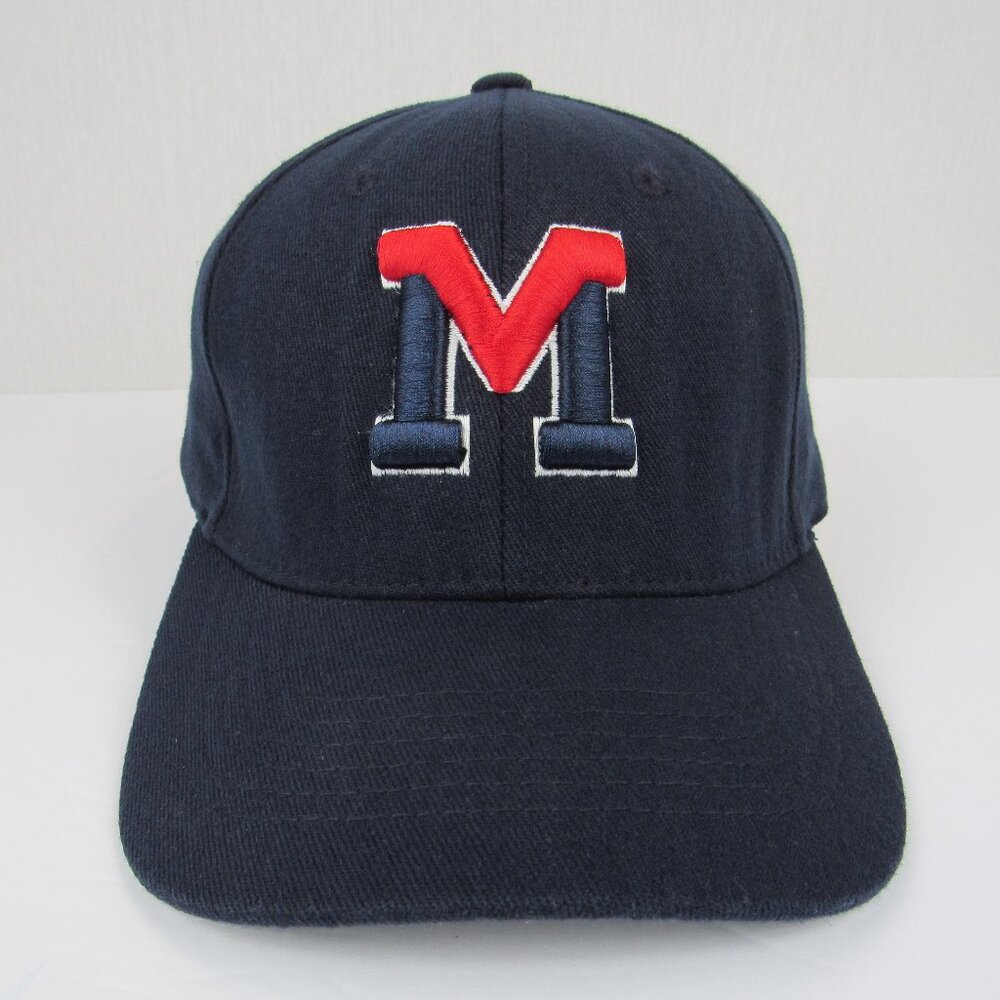 Lids Mustang Chargers Blue Embroidered M Men's Cap Fitted OSFA